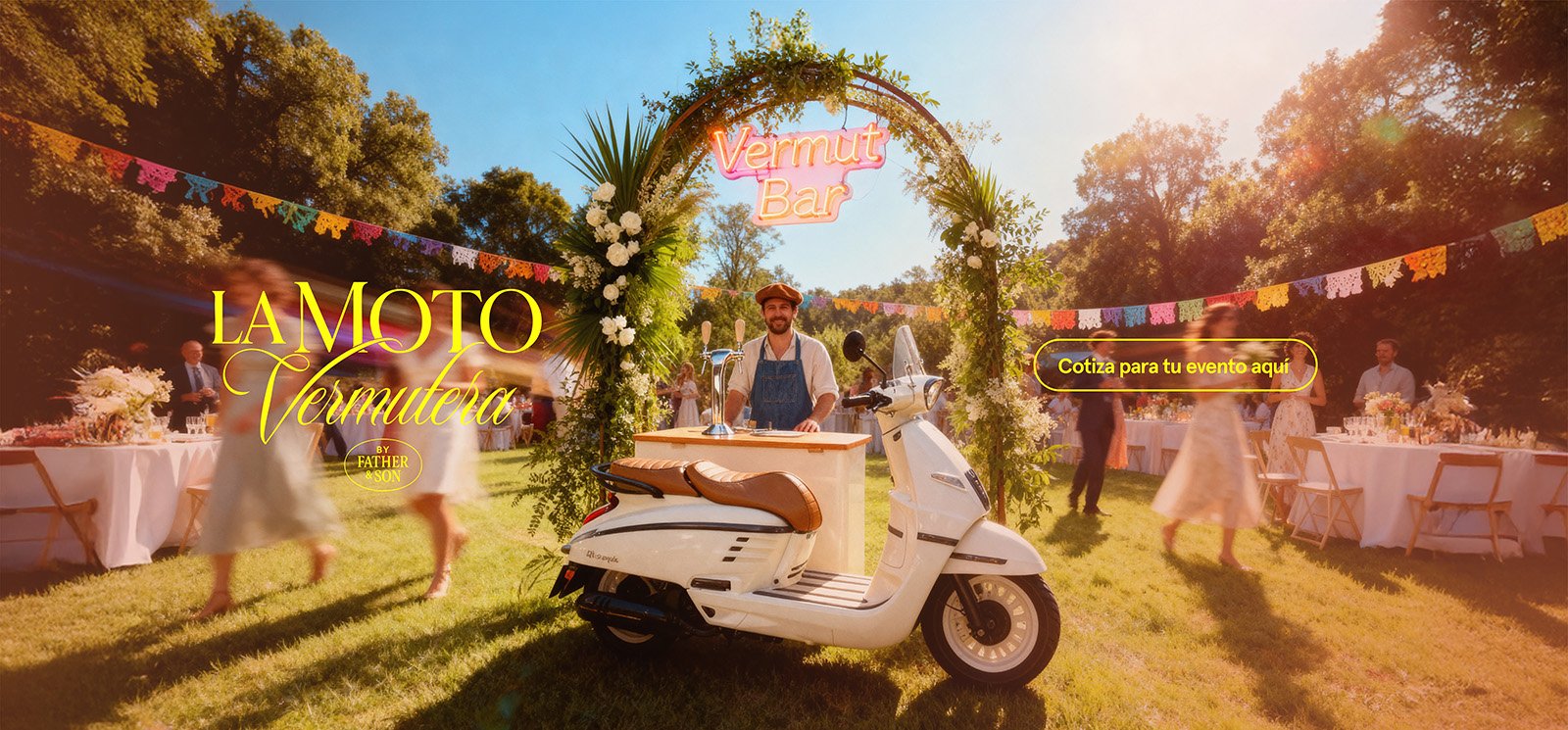 Moto Vermutera para arriendo en Eventos y Matrimonios